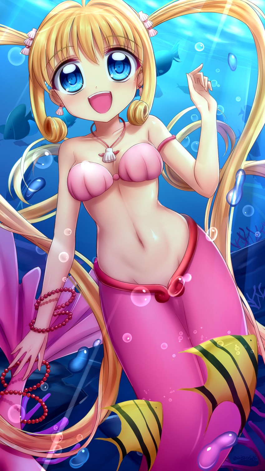 nanami lucia (mermaid melody pichi pichi pitch) drawn by skywalker0610