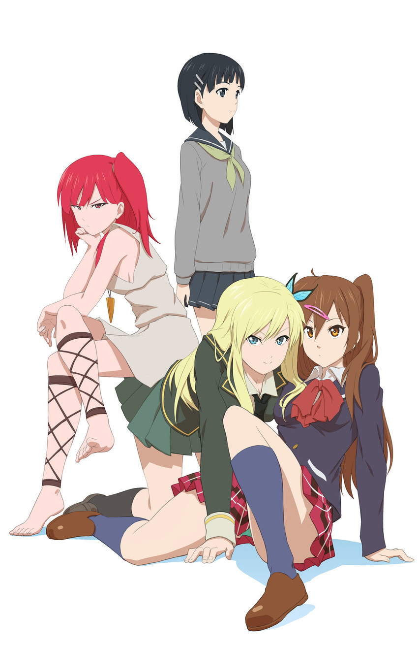 kashiwazaki sena, kirigaya suguha, nibutani shinka, and morgiana (sword art online and 3 more) drawn by mark_henry_bustamante