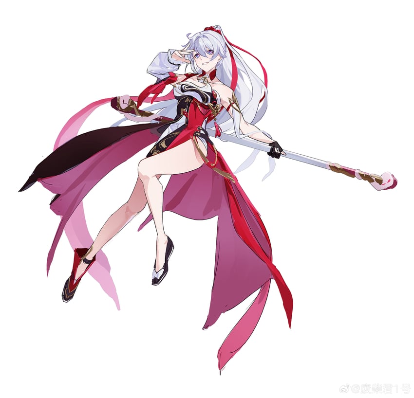 kiana kaslana (honkai and 1 more) drawn by hetare_mizu