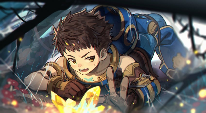 rex (xenoblade chronicles and 1 more) drawn by sora_(zwz030)