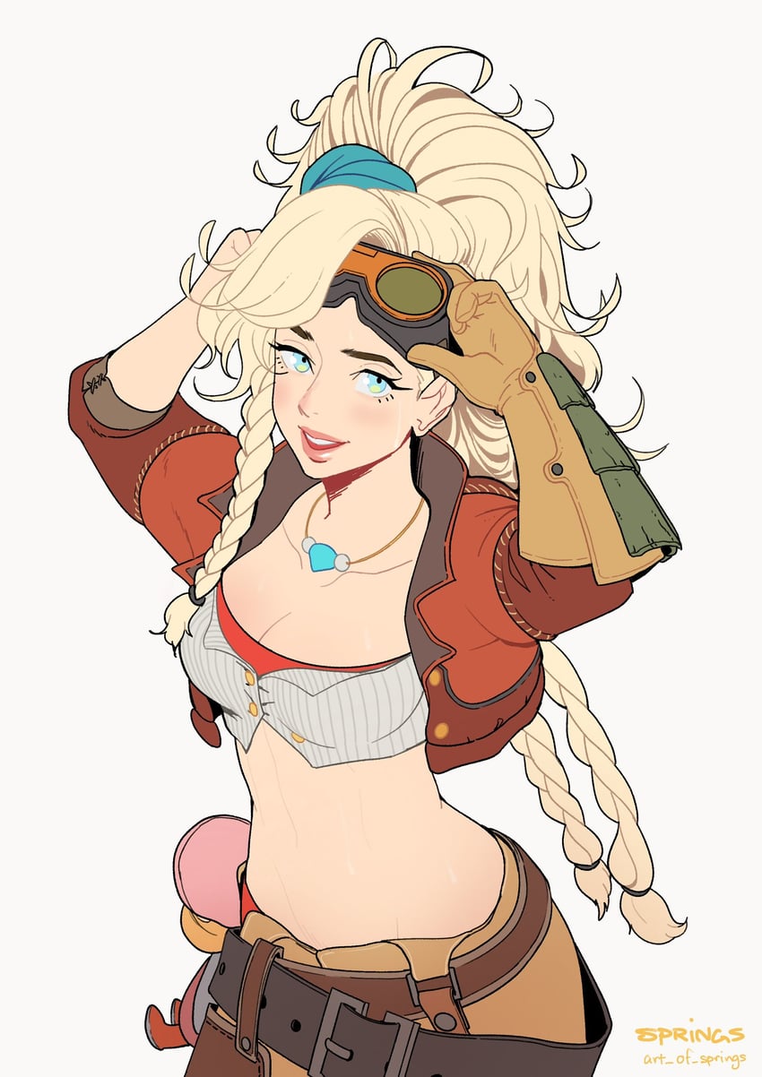 gemma (monster hunter and 1 more) drawn by art_of_springs