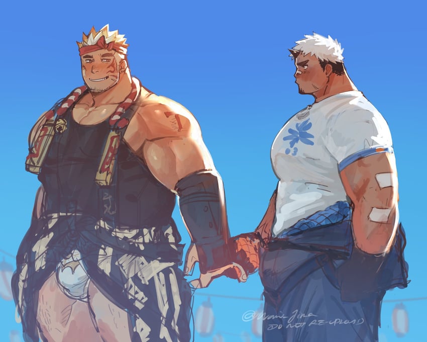 akiha gongen and ulaanbaatar (tokyo afterschool summoners) drawn by wanijima
