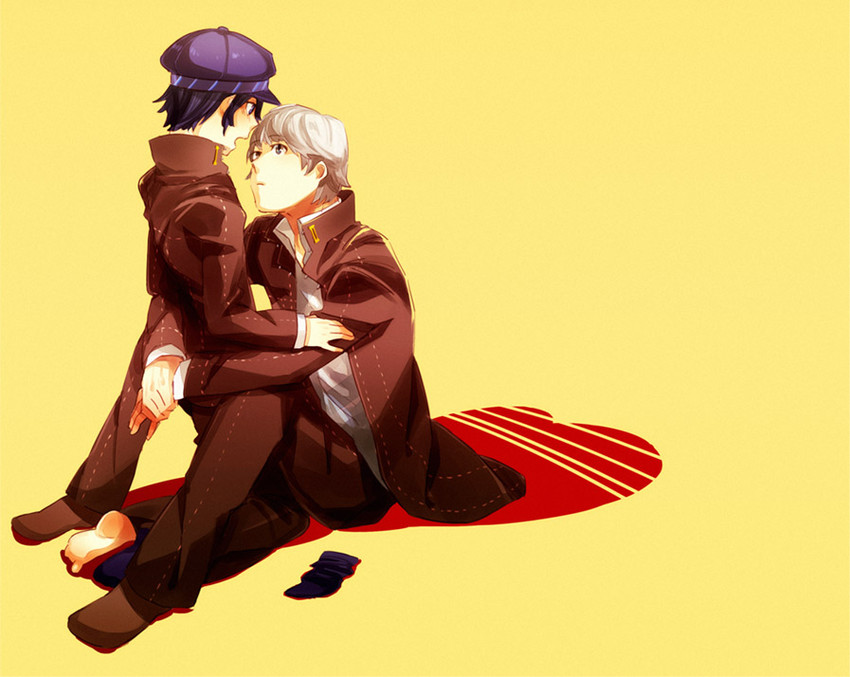 narukami yu and shirogane naoto (persona and 1 more) drawn by chiko_(beroro)