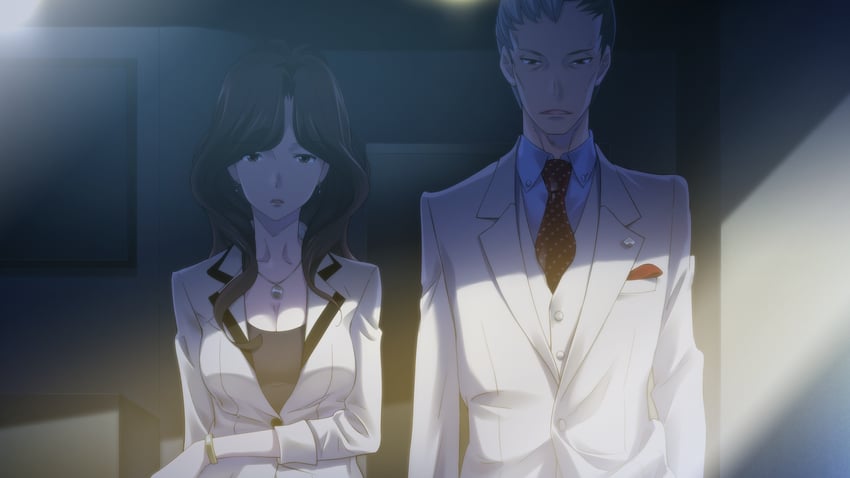senomiya misaki and sawada toshiyuki (robotics;notes) drawn by fukuda_tomonori