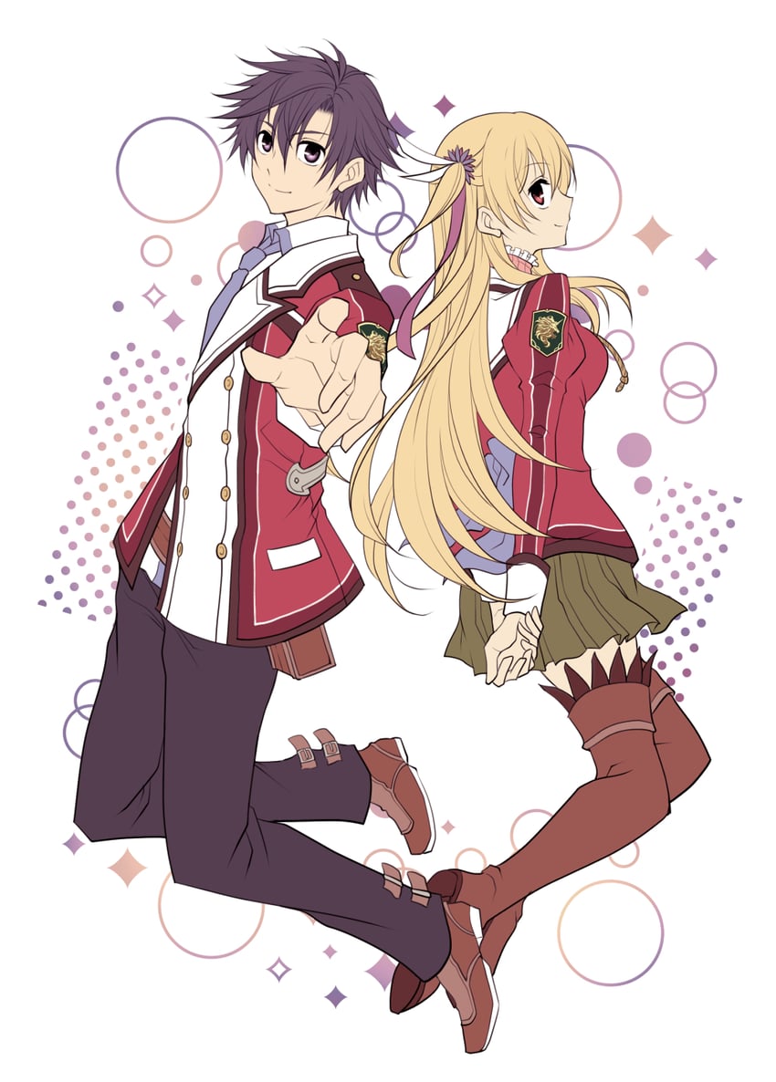 rean schwarzer and alisa reinford (eiyuu densetsu and 2 more) drawn by satsuki_(chaosmode)