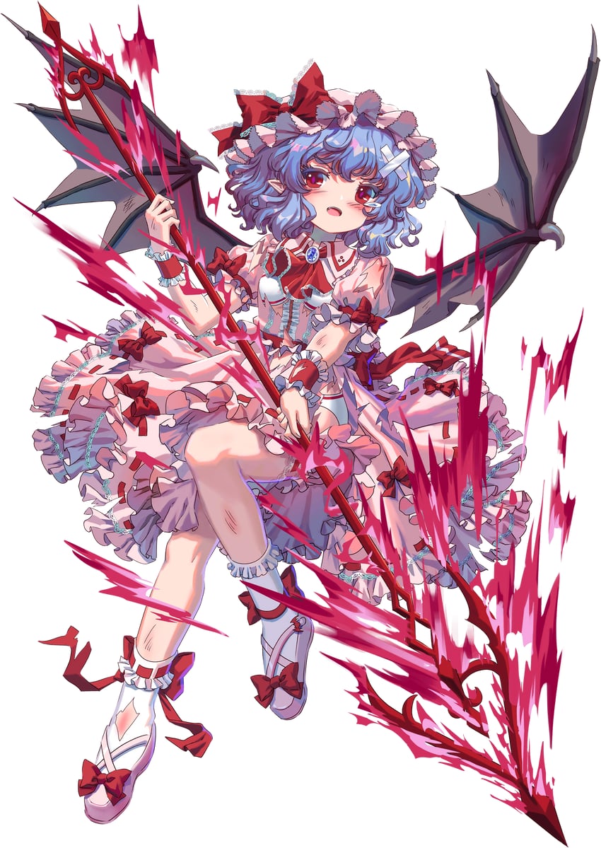 remilia scarlet (touhou and 1 more) drawn by kumio
