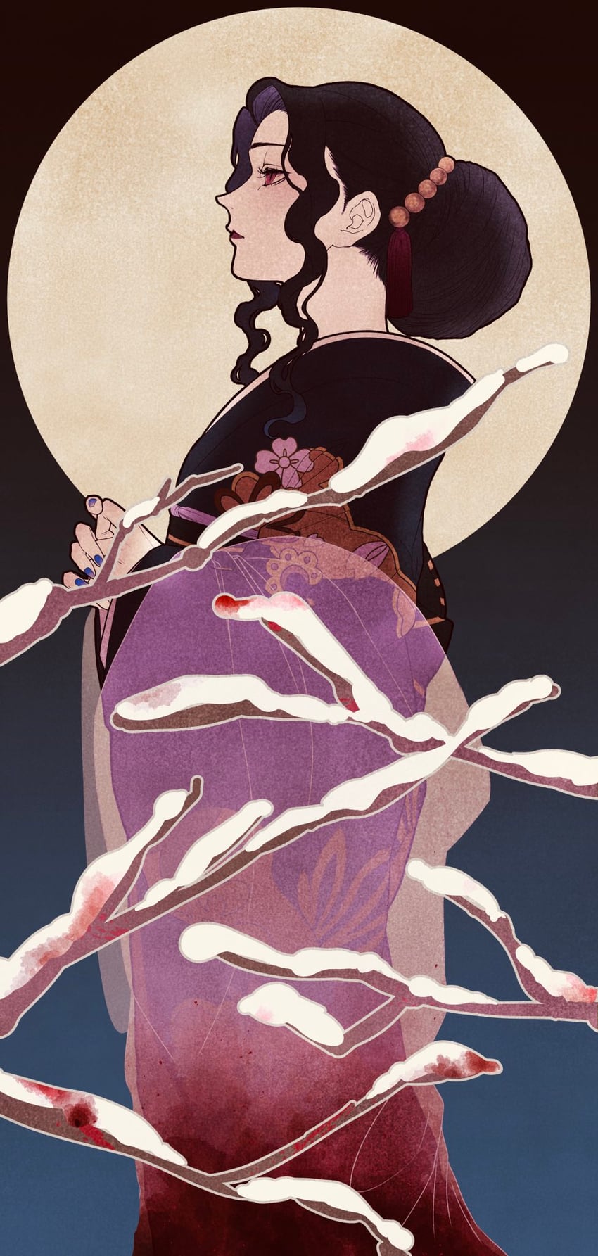 kibutsuji muzan (kimetsu no yaiba) drawn by hagoro_(856_kmt)
