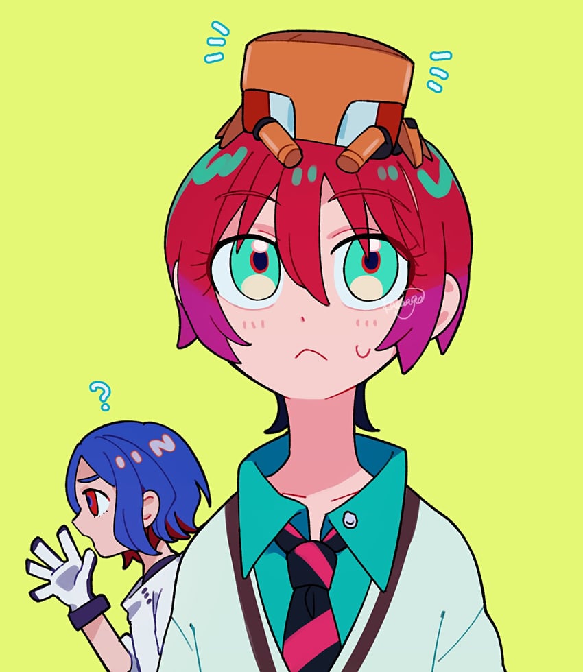 amate yuzuriha, shuji ito, and conch (gundam and 1 more) drawn by karaage_bentou_(28grtm)