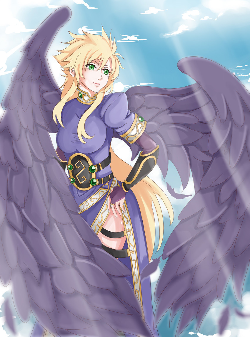 nina (breath of fire and 1 more) drawn by reinver_(renzel)