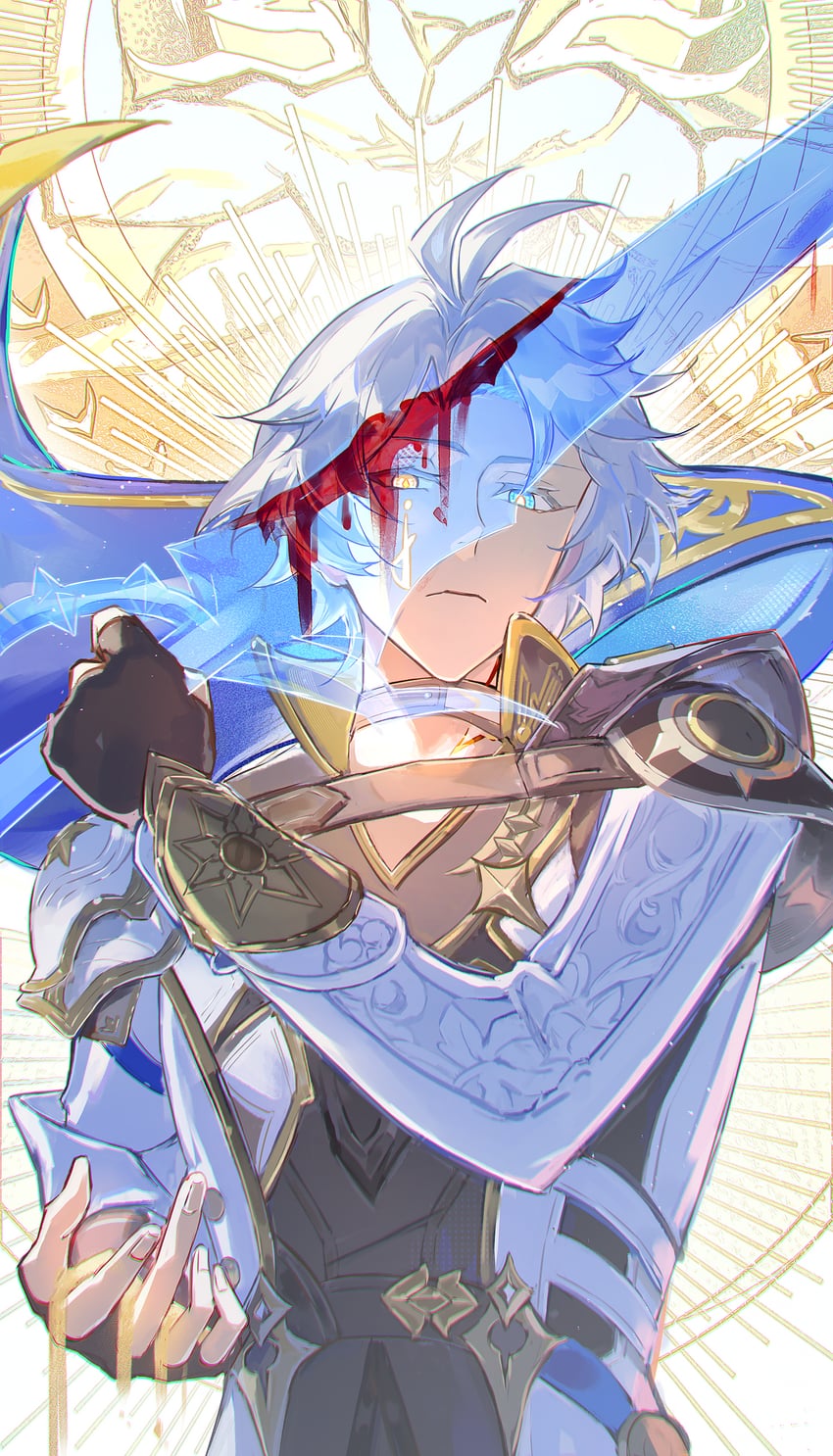 phainon (honkai and 1 more) drawn by roscoe_(onyx_black89)
