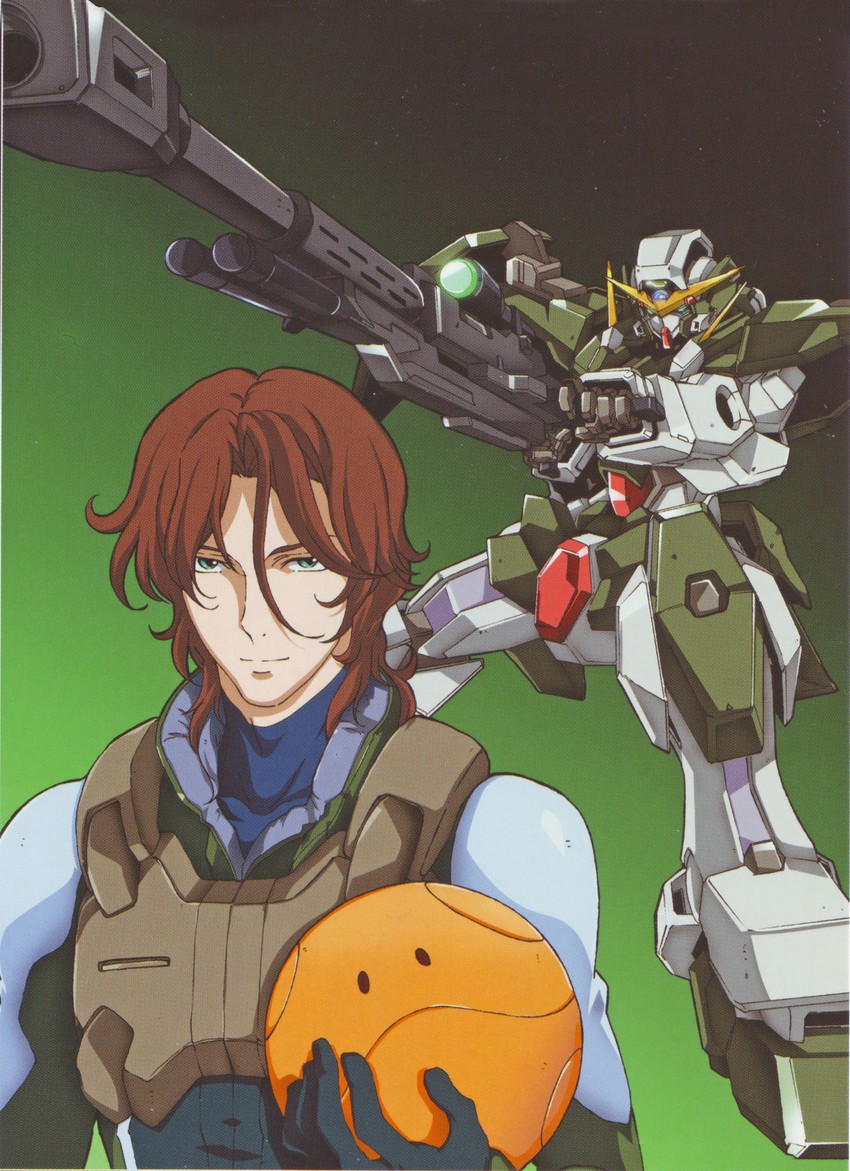 haro, lockon stratos, and gundam dynames (gundam and 1 more)