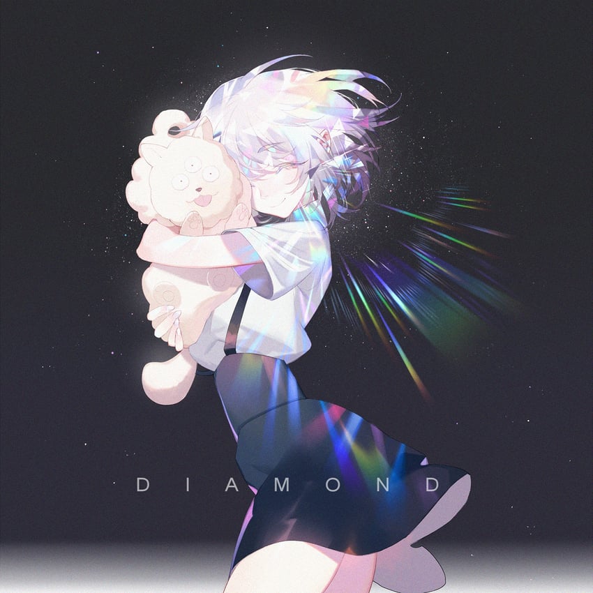 diamond, tsuki jin, and shiro (houseki no kuni) drawn by dj.adonis