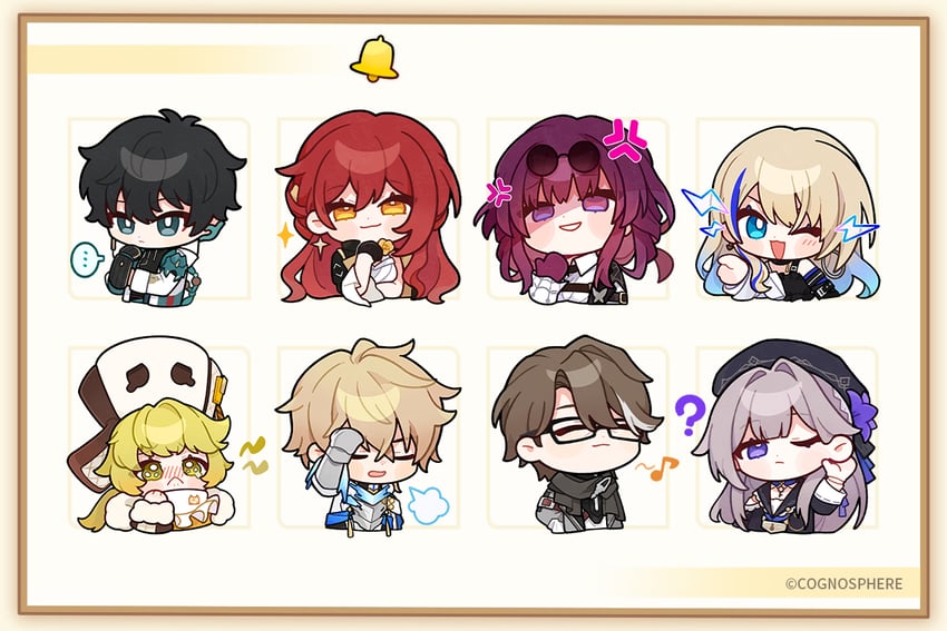 kafka, dan heng, herta, himeko, welt yang, and 3 more (honkai and 1 more)