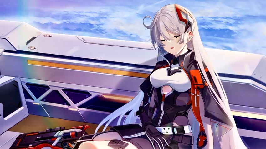 kiana kaslana (honkai and 1 more) drawn by hitori_(sundial_dreams)