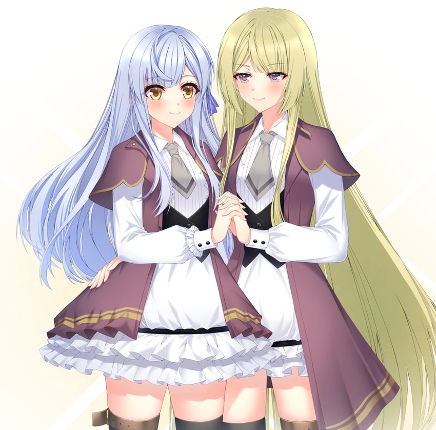 kon kanaho and miyagawa takane (assault lily) drawn by sieka_(piiroinardesco)