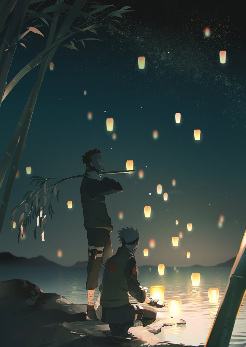 hatake kakashi and yamato (naruto and 1 more) drawn by sf_(sf_404)