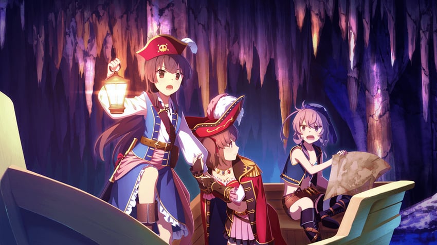juujou hiyori, shichinosato kofuki, and inami suu (toji no miko and 1 more)