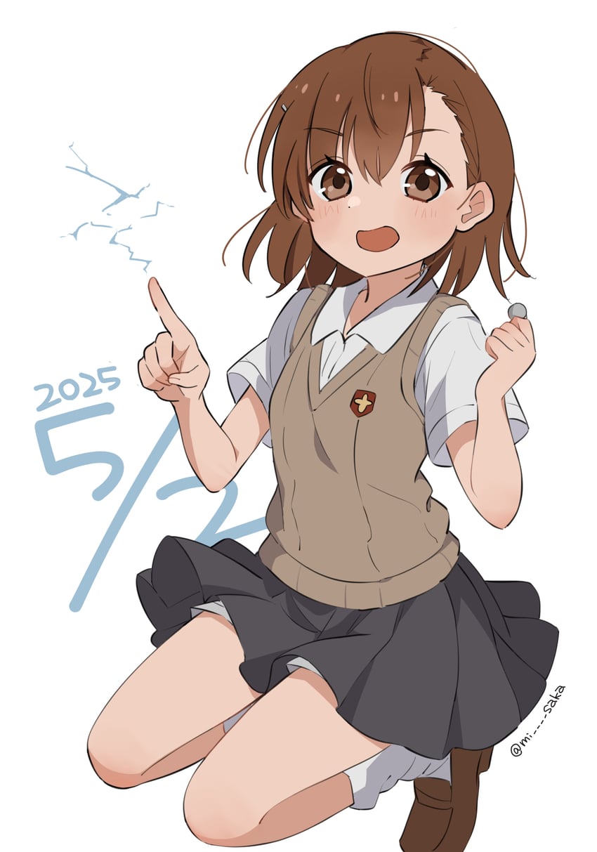 misaka mikoto (toaru majutsu no index and 1 more) drawn by mi_(mi_saka)