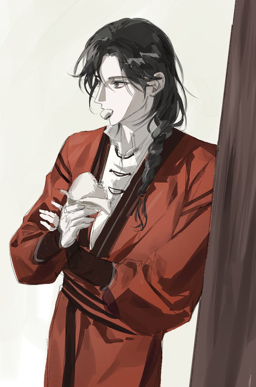hua cheng and san lang (tianguan cifu) drawn by b1302010