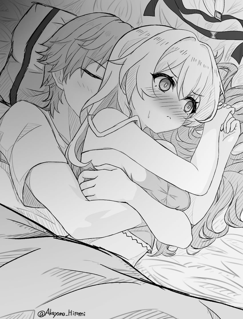 trailblazer, firefly, and caelus (honkai and 1 more) drawn by akayama_hiromi
