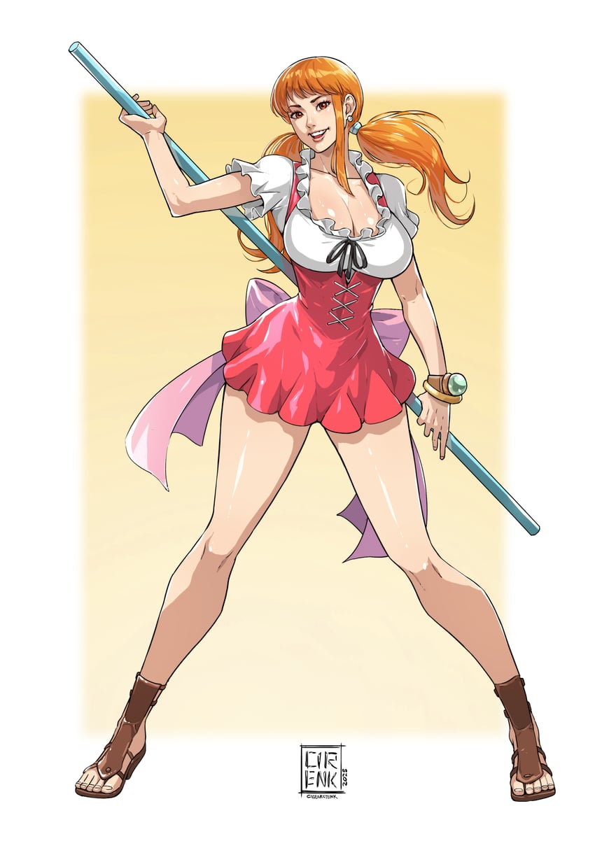nami (one piece) drawn by cirenk