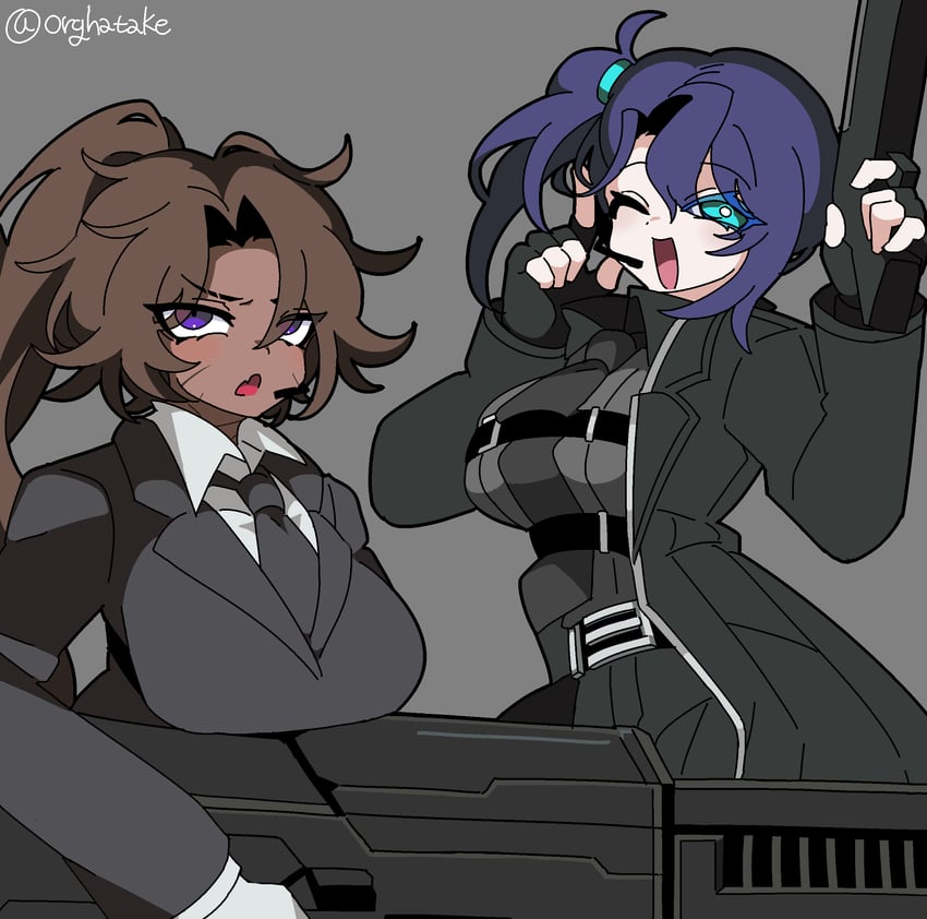 hong lu and heathcliff (project moon and 1 more) drawn by kekeken