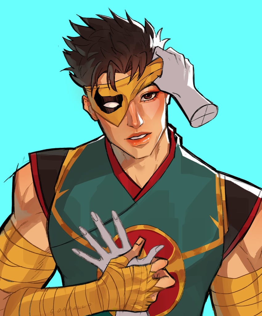 iron fist and lin lie (marvel and 1 more) drawn by soapallo
