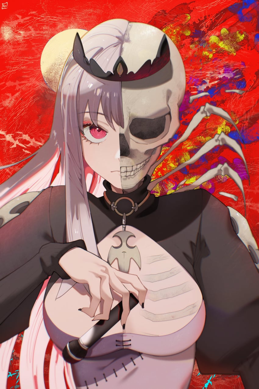 mori calliope (hololive and 1 more) drawn by ninochuu