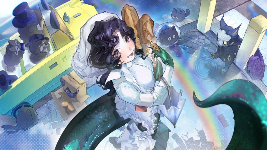 anjo nala and carbuncle (reverse:1999) drawn by takatsuki_haru