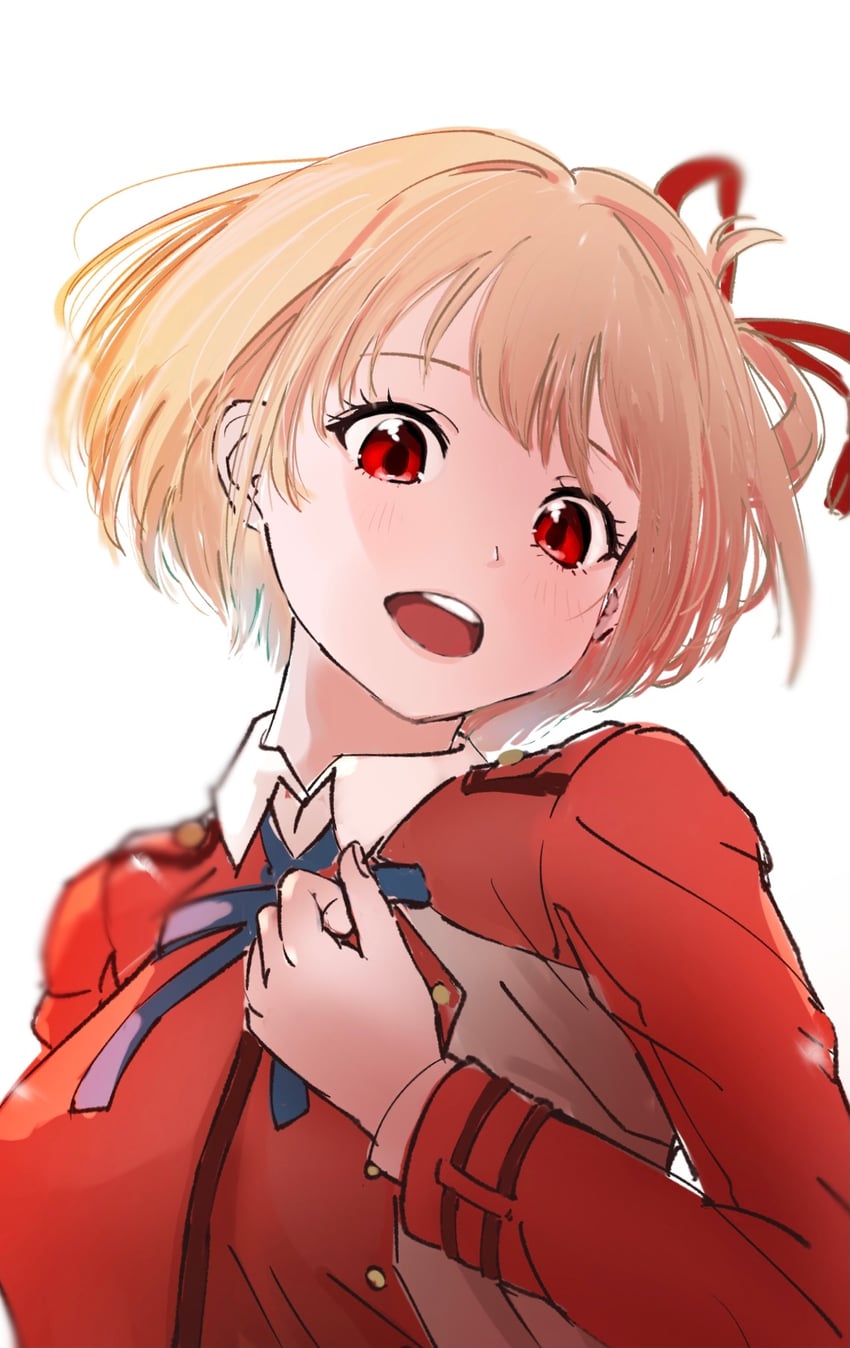 nishikigi chisato (lycoris recoil) drawn by hylran0427