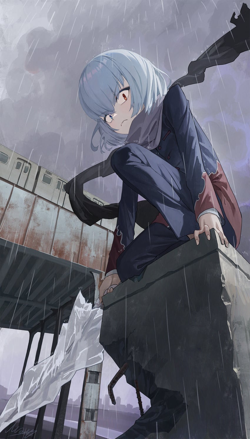 anti (gridman universe and 1 more) drawn by m.q_(mqkyrie)