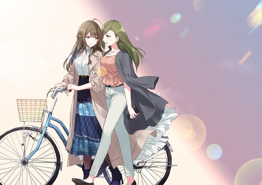 kuwayama chiyuki and nanakusa hazuki (idolmaster and 1 more) drawn by romi_(346_ura)