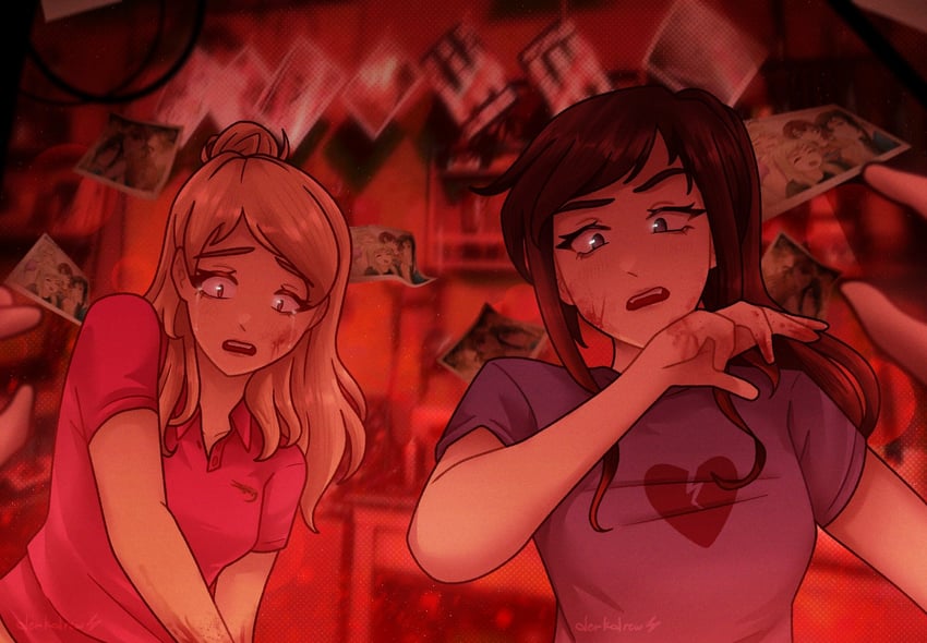 nicole and jecka (class of 09) drawn by derkdrew124