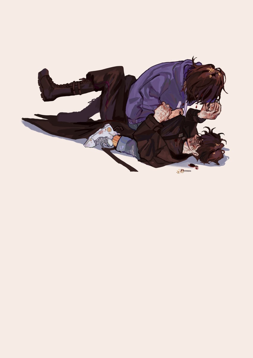 yoo joonghyuk and han sooyoung (omniscient reader's viewpoint) drawn by lp_(sangkuranak)