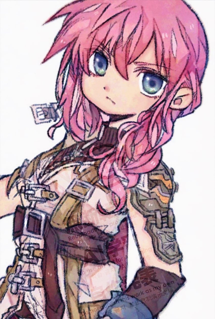 lightning farron (final fantasy and 1 more) drawn by ankomochi_(tomatoaaa)
