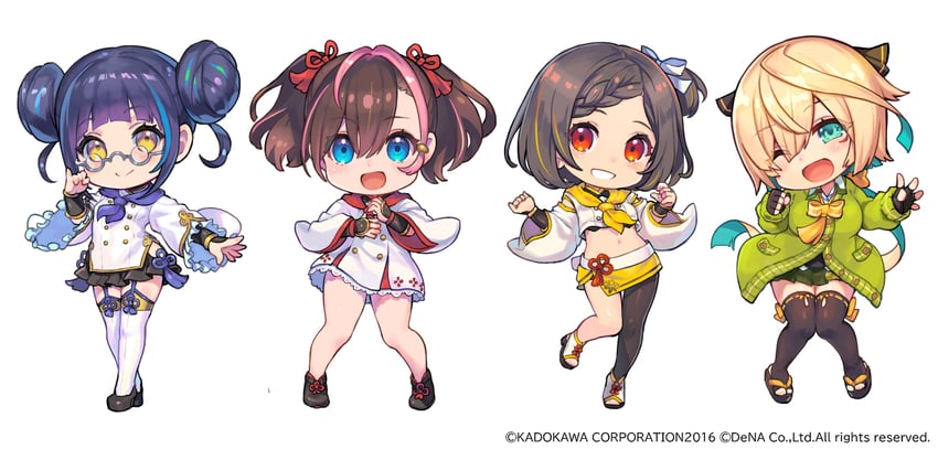 inaba gou, sukashi masamune, houchou masamune, and horinuki masamune (tenka hyakken) drawn by fukube