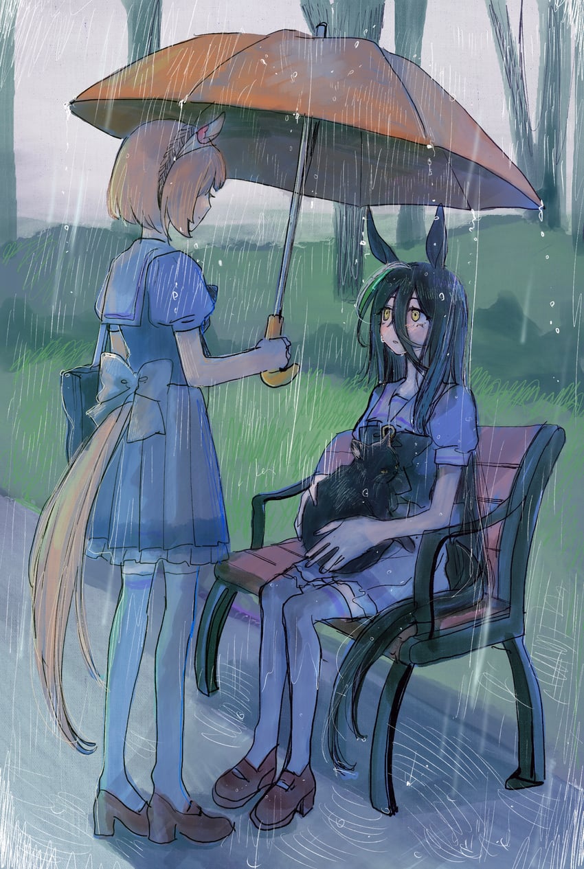 manhattan cafe and yukino bijin (umamusume) drawn by subaru_(user_tmwv7722)
