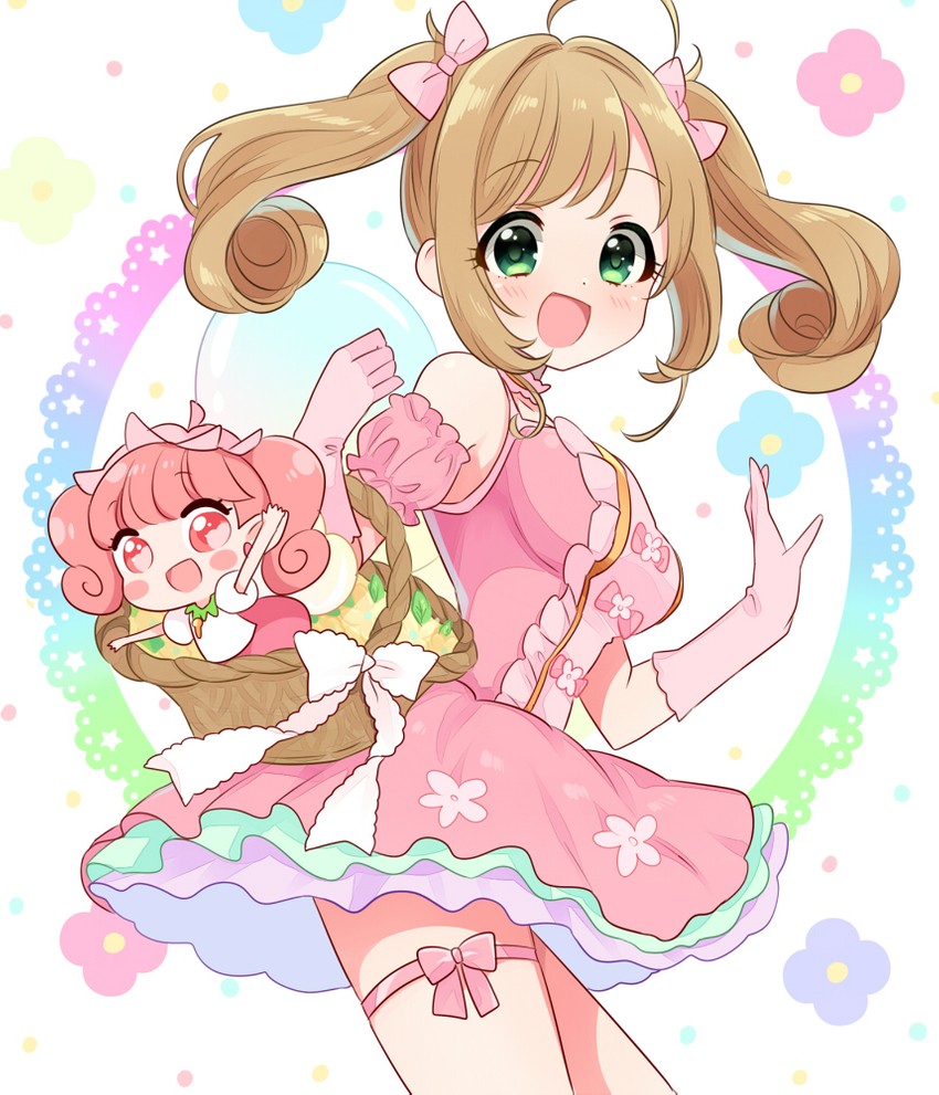 sato shin, hanamori yumiri, and lip (idolmaster and 3 more) drawn by sukoyaka_(100hituzi)