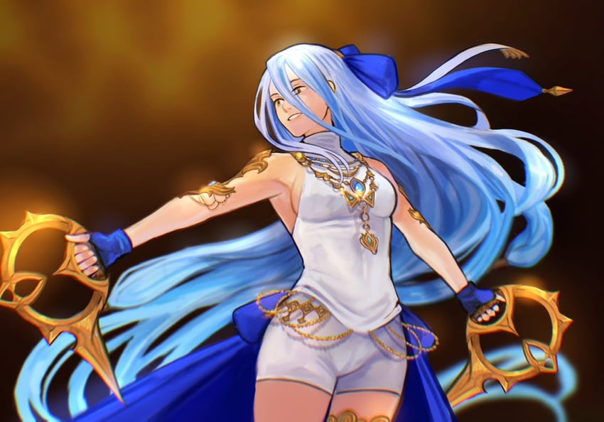 warrior of light, azura, and dancer (fire emblem and 3 more) drawn by sethkiel
