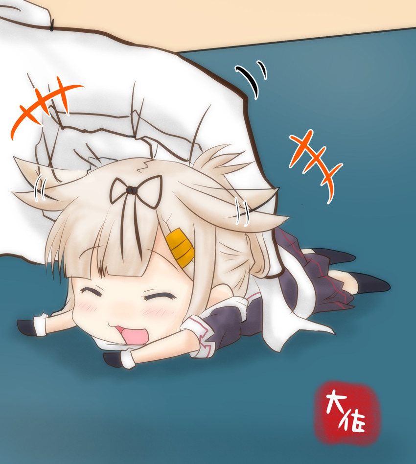 yuudachi and yuudachi kai ni (kantai collection) drawn by taisa_(kari)