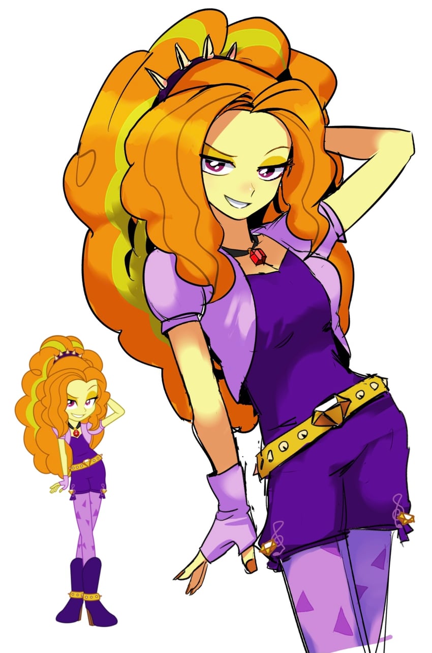 adagio dazzle (my little pony and 2 more) drawn by ceitama_oppai