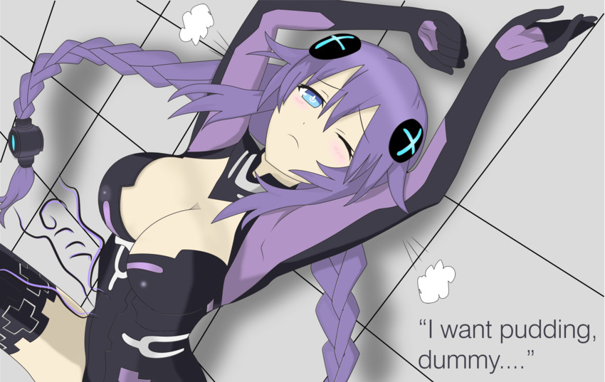 purple heart (neptune) drawn by frozen_vayne