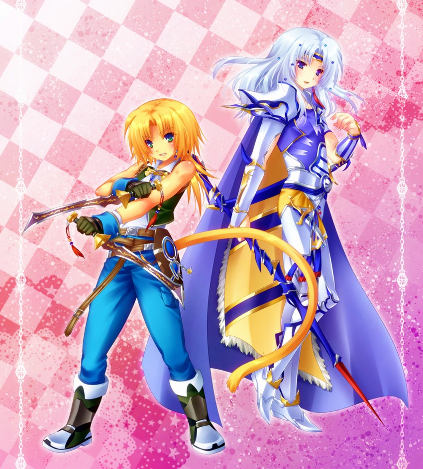 zidane tribal, paladin, and cecil harvey (final fantasy and 3 more) drawn by minatosaiga