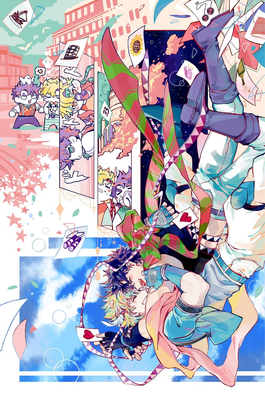 joseph joestar and caesar anthonio zeppeli (jojo no kimyou na bouken and 1 more) drawn by nigelungdayo