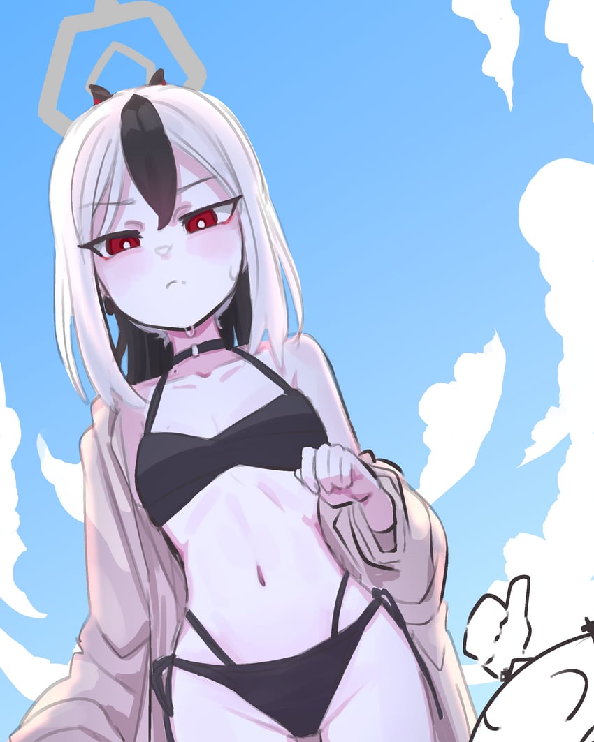 sensei, doodle sensei, and kayoko (blue archive) drawn by neophyte