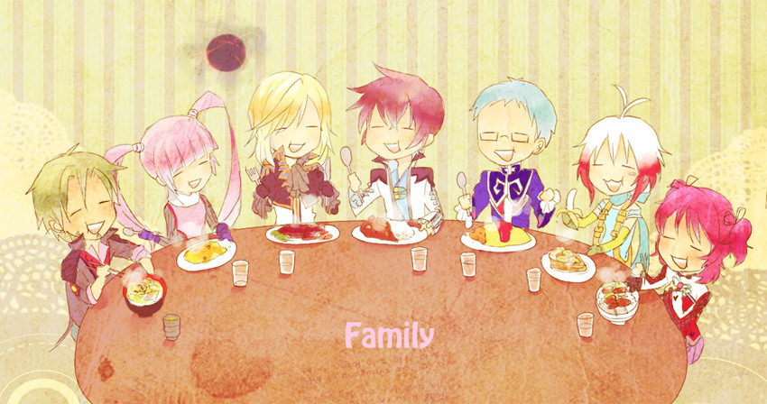 sophie, asbel lhant, cheria barnes, pascal, hubert ozwell, and 3 more (tales of and 1 more) drawn by sen_nai