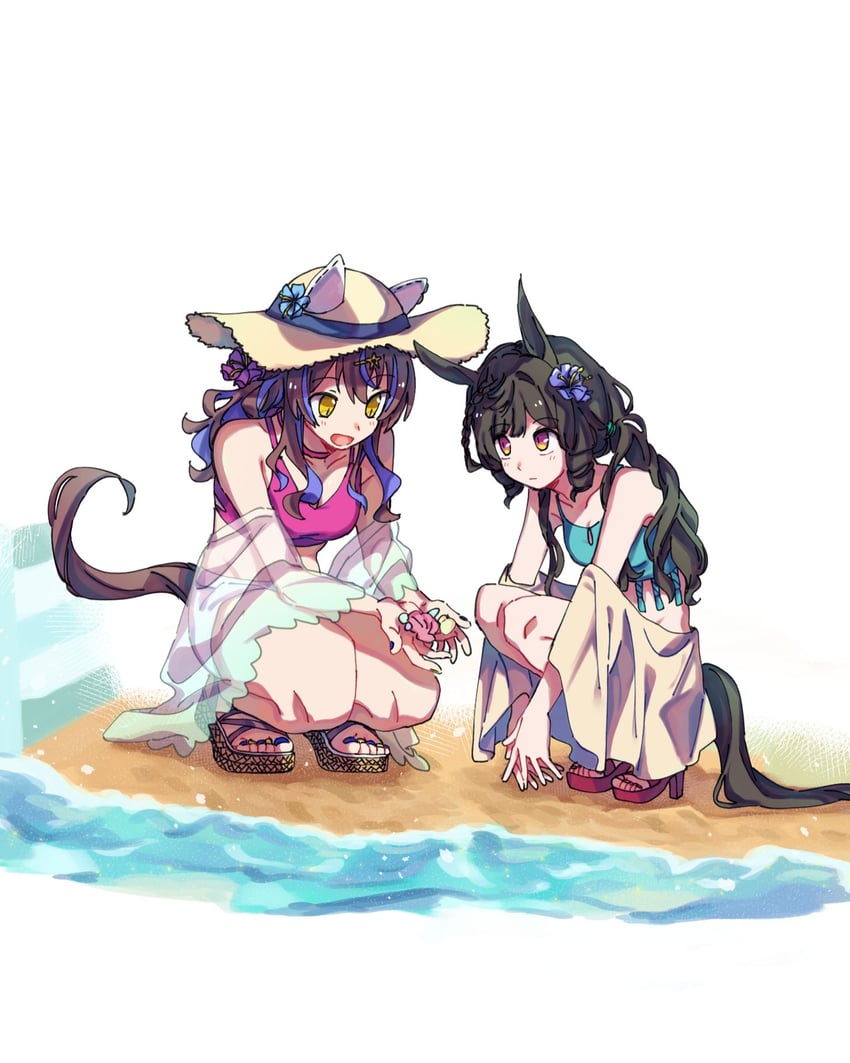 daitaku helios and daiichi ruby (umamusume) drawn by rikou_masimasi
