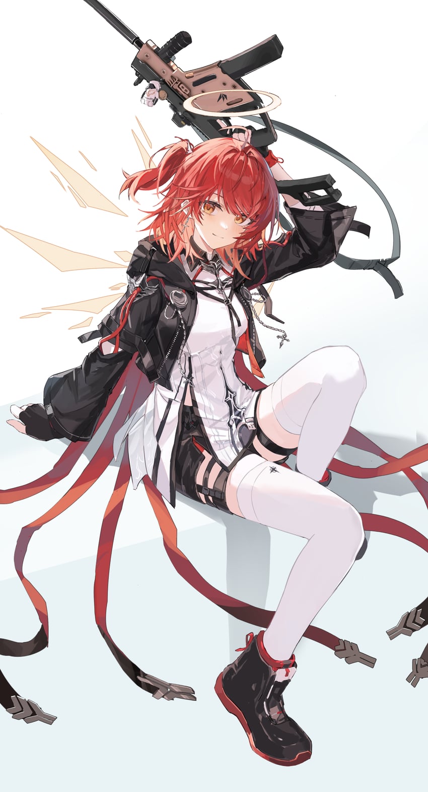 exusiai and exusiai the new covenant (arknights) drawn by chenmu_sora