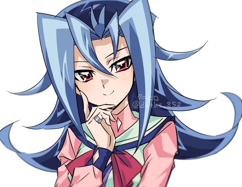 kamishiro rio (yu-gi-oh! and 1 more) drawn by knhrpnkt