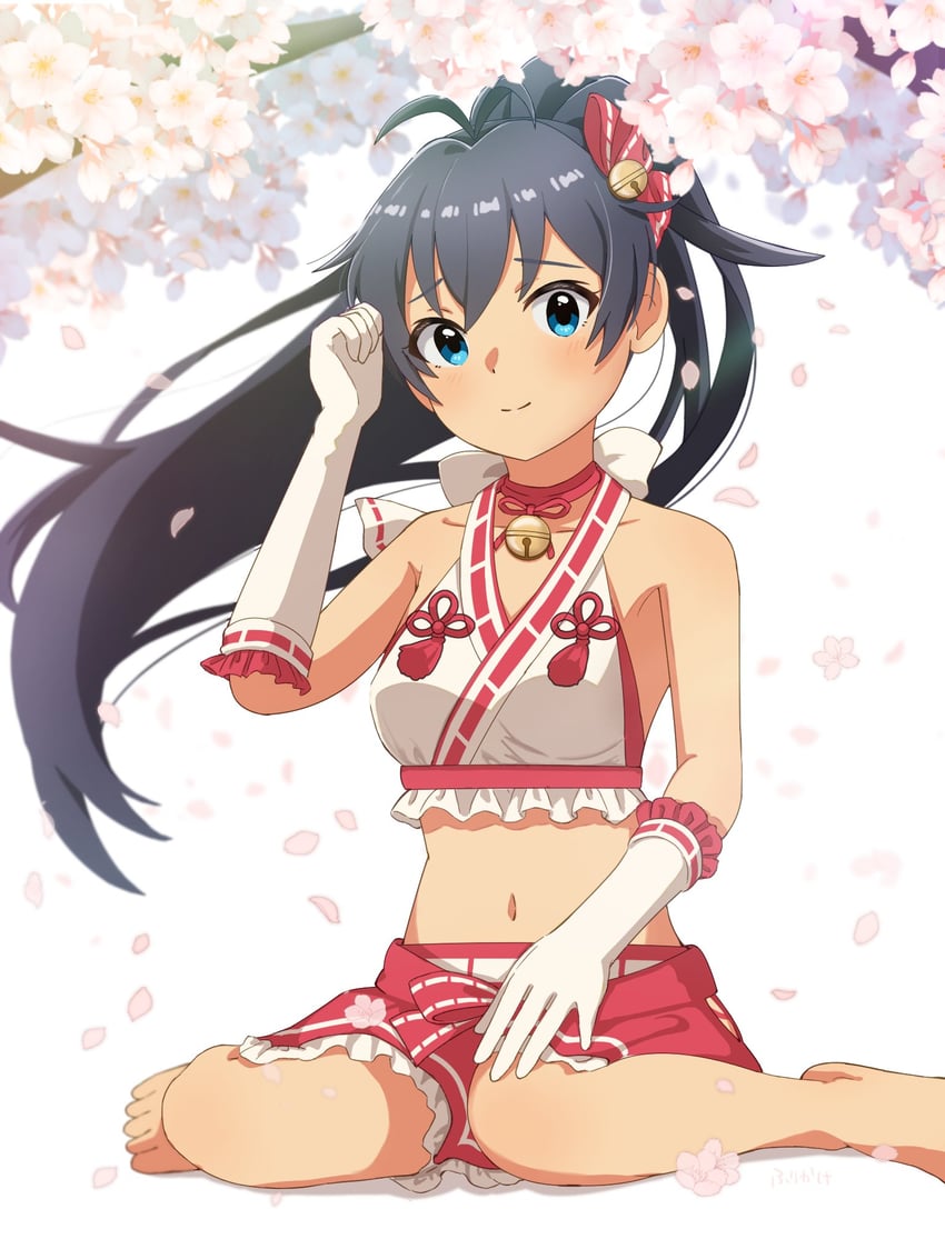 ganaha hibiki (idolmaster and 2 more) drawn by huri_hui2